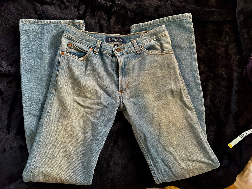 VINTAGE 90'S Y2K EARL JEANS FADED FLARE JEANS 27